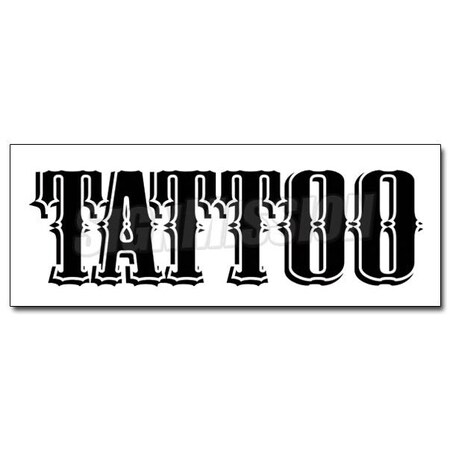 Signmission TATTOO 2 DECAL sticker shop artist parlor design piercing body modification, D-12 Tattoo2 D-12 Tattoo2